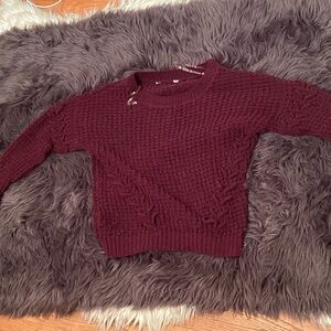 Burgundy Sweater